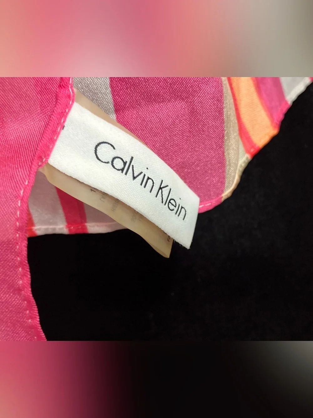 Calvin Klein Striped Women's Scarf